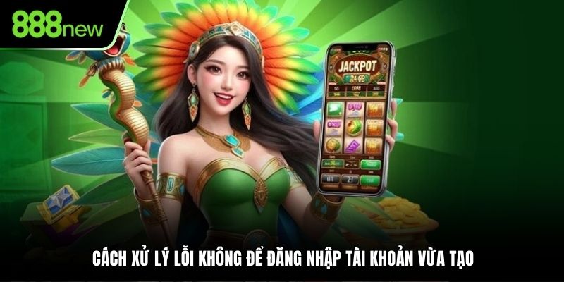 Cách xử lý lỗi không để đăng nhập tài khoản vừa tạo