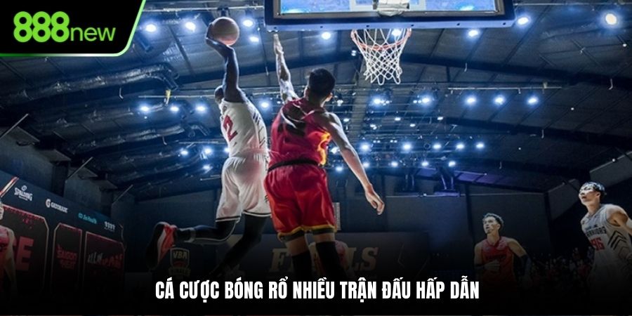 Cá cược bóng rổ nhiều trận đấu hấp dẫn